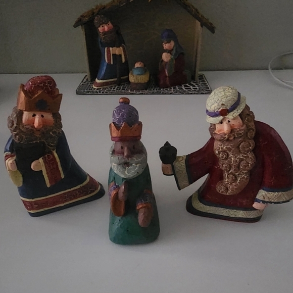 Rare Eddie Walker 7-Piece Nativity Set (1996, Vintage) - Picture 2 of 11